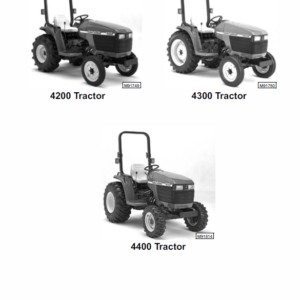 John Deere 4200, 4300, 4400 Compact Utility Tractors Service Manual