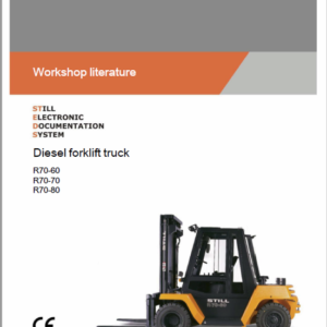 Still Electric Fork Truck R70: R70-60, R70-70, R70-80 Repair Circuit Workshop Operating Manual