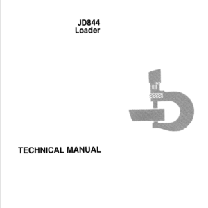 John Deere 844 Loader Service Manual TM-1189