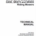 John Deere GX70, GX75, GX85, SX85, GX95, SRX75, SRX95 Mowers Service Manual