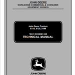 John Deere X110, X120, X140 Tractors Service Manual TM-2373