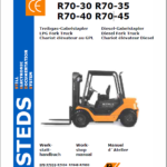 Still Electric Fork Truck R70: R70-25, R70-30, R70-35, R70-40, R70-45, R70-50 Repair Circuit Workshop Operating Manual