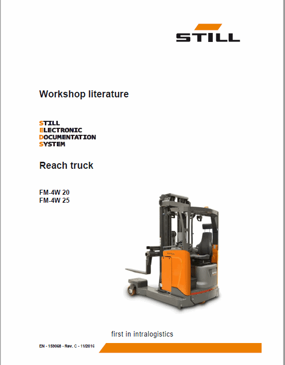 Still FM-4W 20 and FM-4W 25 Reach Truck Workshop Repair Manual