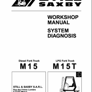 Still M15 and M15T Forklift Truck Workshop Repair Manual