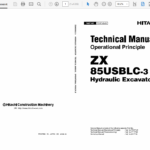 Hitachi ZX85USBLC-3 Excavator Service Manual