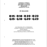 OM PIMESPO FIAT – D15, D18, D20, D23, G15, G18, G20, G23? Engine Repair Manual