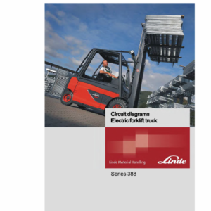 Linde Series 388 Electric Forklift Truck: E35, E40, E45, E50 Workshop Service Manual