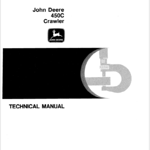 John Deere 450C Crawler Service Manual TM-1102