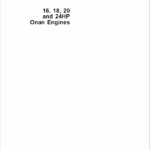 John Deere 16,18, 20 and 24HP Onan Engines CTM2 Manual