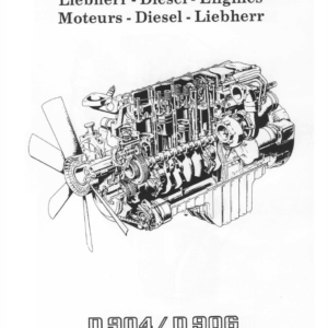 Liebherr Diesel Engine D904 – D906, D914 – D916, D924 – D926 Manual TM-1849 & TM-2223