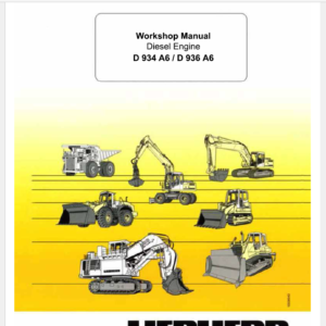 Liebherr Diesel Engines D934 A6 D936 A6 Service Manual