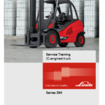 Linde 394 Forklift Truck H-Series: H40, H45, H50 Service Training (Workshop) Manual