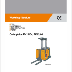 Still EK10, EK11, EK12 Order Picker Workshop Repair Manual