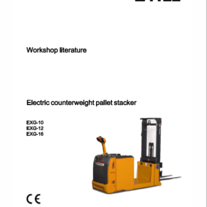 Still EXG10, EXG12, EXG16 Pallet Stacker Workshop Repair Manual