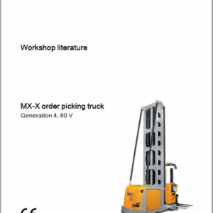 Still MX-X Order Picking Truck  Generation 4, 48v and 80v Workshop Repair Manual