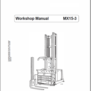 Still MX15-3 Order Picker Workshop Repair Manual