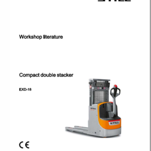 Still EXD-18, EXD-20, EXD-S-20 Double Pallet Stacker Workshop Repair Manual