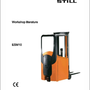 Still ESM10 Counter Balanced Workshop Repair Manual