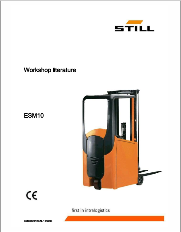 Still ESM10 Counter Balanced Workshop Repair Manual