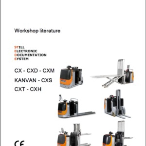 Still CX, CXD, CXM, Kanvan, CXS, CXT, CXH Order Picker Workshop Repair Manual