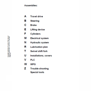 Still GX13 Order Picking Stacker Trucks Workshop Repair Manual