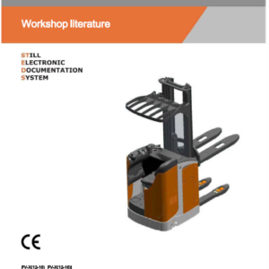 Still FS-X33,FU-X20,FV-X12, FVX16 Sit on Pallet Truck Workshop Repair Manual