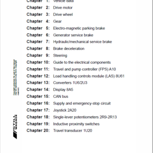 Still FM-I Type 451 Reach Truck Workshop Repair Manual