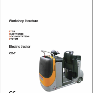 Still CX, CXD, CXM, Kanvan, CXS, CXT, CXH Order Picker Workshop Repair Manual