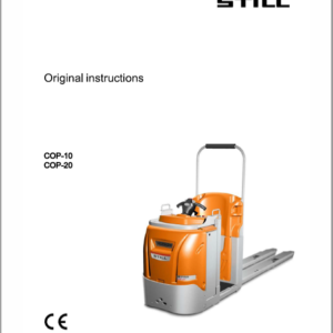 Still COP-20, COP-H10, COP-LH10, CS20, CS10M, CS16S, CS30Z, EGU-S, EGU, EGV Repair Manual