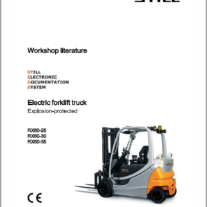 Still Electric Forklift Truck RX60: Model RX60-25, RX60-30, RX60-35 Repair Manual