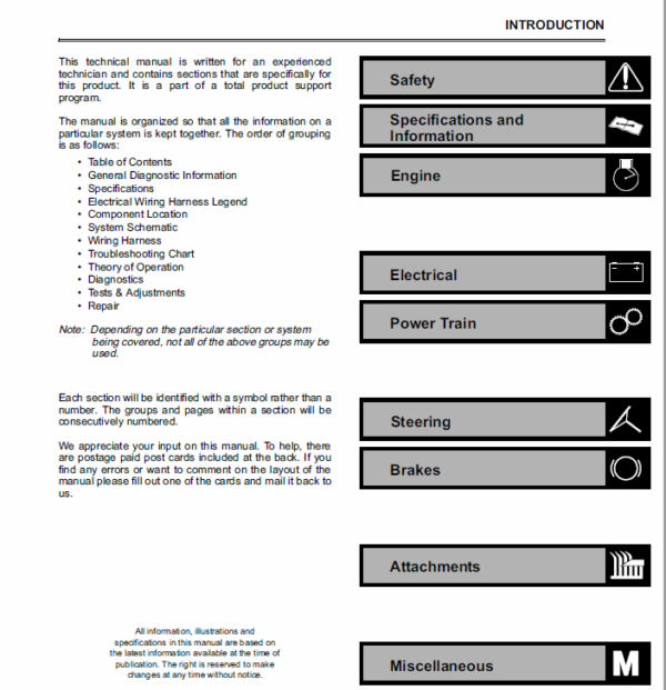 John Deere GX70, GX75, GX85, SX85, GX95, SRX75, SRX95 Mowers Service Manual