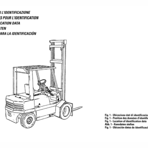 OM PIMESPO FIAT DI30CH, DI35CH, DI40C, DI50C Workshop Operating Repair Manual