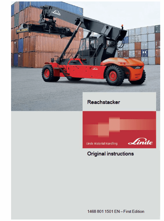 Linde Series 1468 Reachstacker : C4020-4535CH, C4230-4540TL Workshop Training Manual