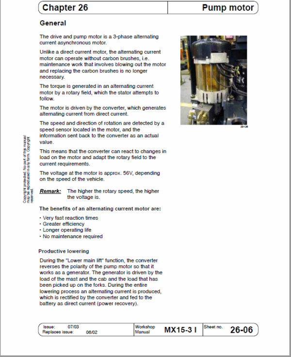 Still MX15-3 Order Picker Workshop Repair Manual