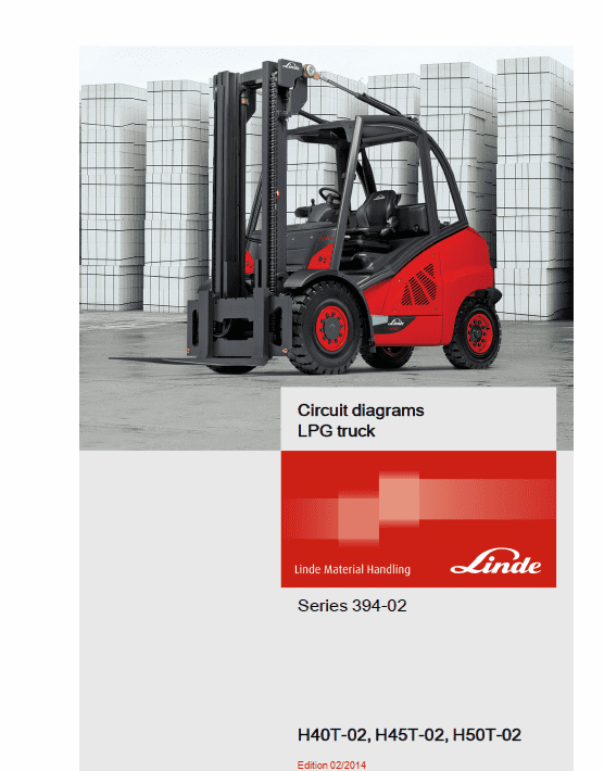 Linde 394 Forklift Truck H-Series: H40, H45, H50 Service Training (Workshop) Manual