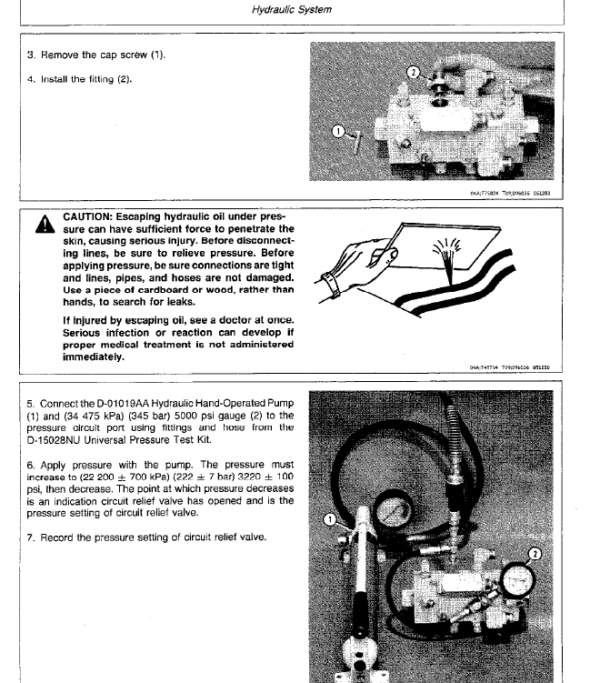 John Deere 644C, 646C Compactor Service Manual TM-1229