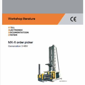 Still MX-X Order Picking Truck  Generation 3, 48v and 80v Workshop Repair Manual