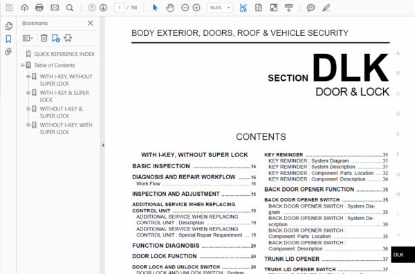 Nissan Tida C11 2006-2012 Repair Manual