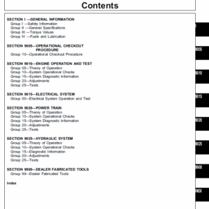 John Deere 710C Backhoe Loader Manual TM-1450 & TM-1451