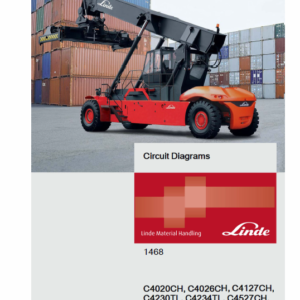 Linde Series 1468 Reachstacker : C4020-4535CH, C4230-4540TL Workshop Training Manual