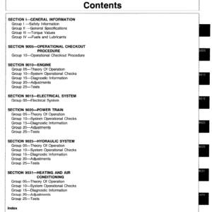 John Deere 344E, 444E Loader Service Manual TM-1421 & TM-1422