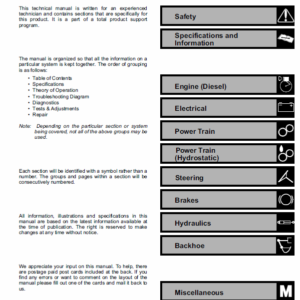 John Deere 8875 Skid-Steer Loader Service Manual TM-1566