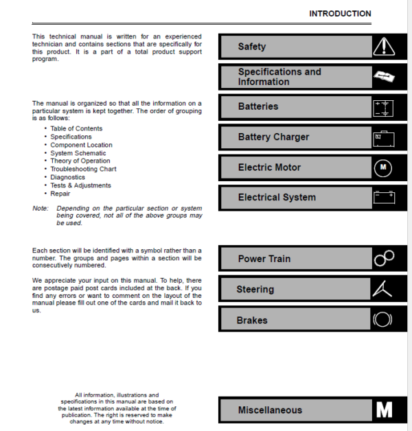 John Deere E-Gator Service Manual TM-1766