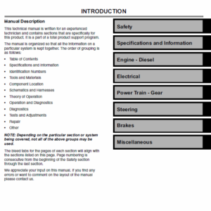 John Deere M-Gator Service Manual TM-1804