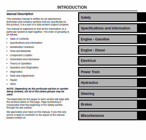 John Deere ProGator 2020, 2030 Utility Vehicle Service Manual TM-1759