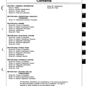 John Deere 762B, 862B Scraper Service Manual TM-1489 & TM-1490