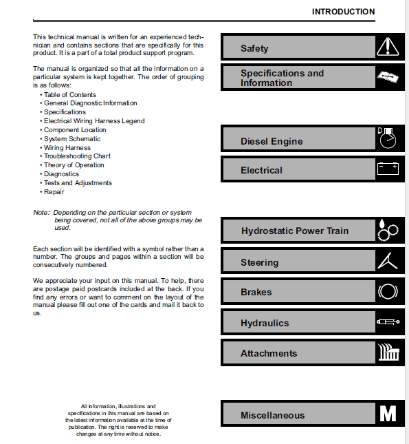 John Deere F735 Front Mower Service Manual TM-1597