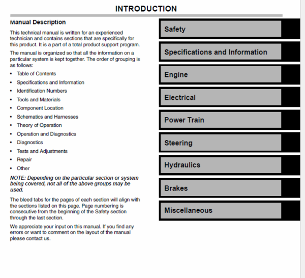 John Deere 990 Compact Utility Tractors Service Manual TM-1848