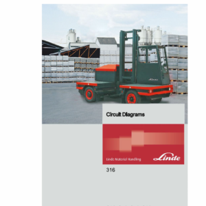 Linde 316 Forklift Truck: S30, S30W, S40, S40W, S50, S50W, S60, S60W Repair Manual