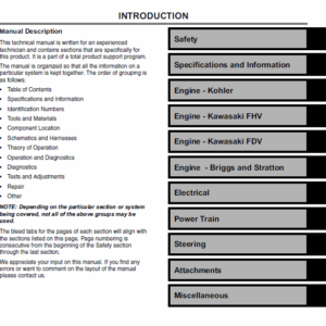 John Deere LX255, LX266, LX277, LX277AWS, LX279, LX288 Service Manual TM-1754